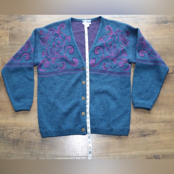 Pendleton Vintage 100% virgin wool women's sweater large - Picture 7 of 9